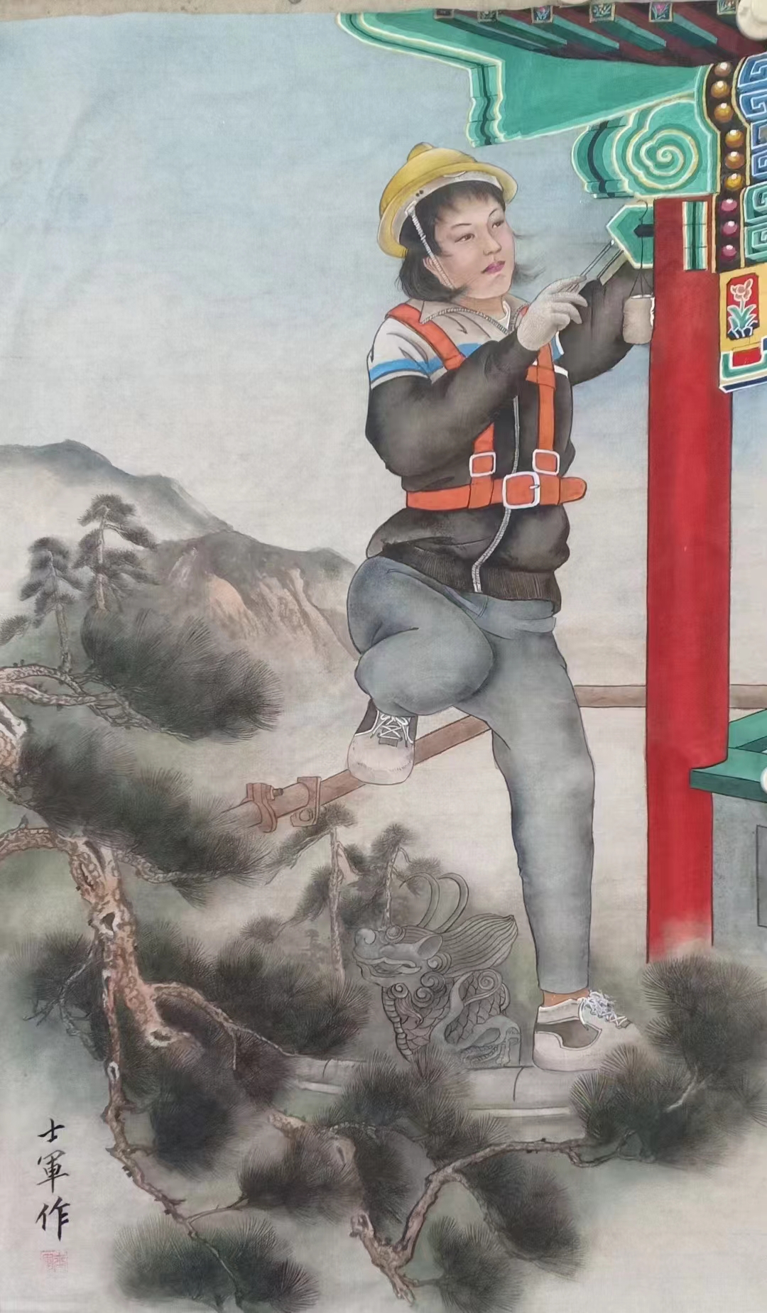 王有政 画集「王有政 - 当代画史 名家経典作品集」2006年 人文藝術出版社 王有政艺术赏析